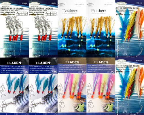 Fladen rigs mackerel - 10,