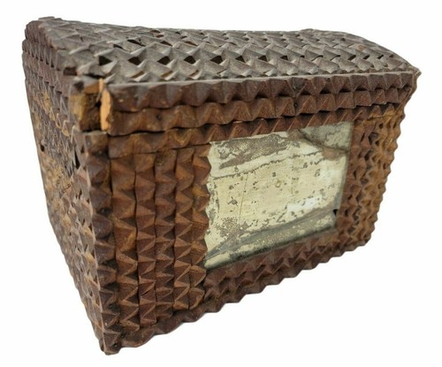 Antique tramp art cigar - tramp,