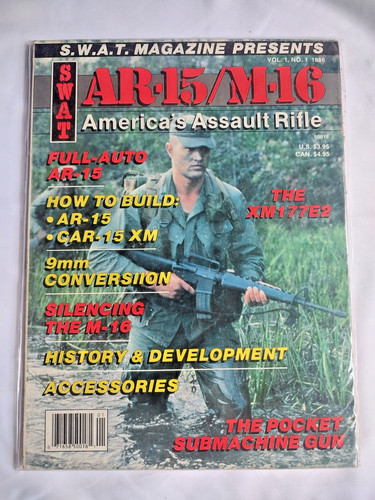 Vintage 1986 swat magazine - vintage,