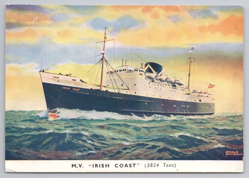 Irish coast ship - 3824, tons