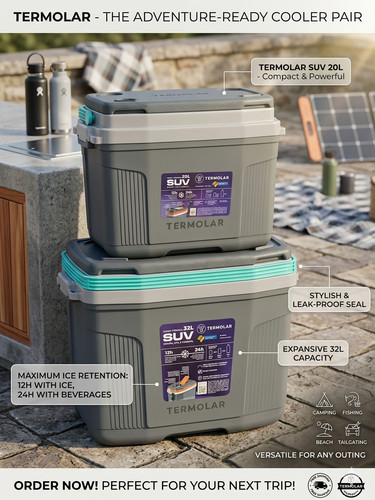 52l 2pc set ice cooler - -2pc,