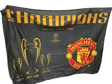 Manchester United Champions League 2008 Flag Official Licensed Collectible 6155