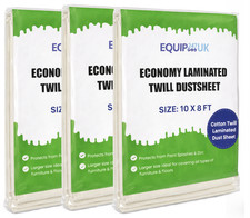 3 x 10ft x 8ft Plastic backed