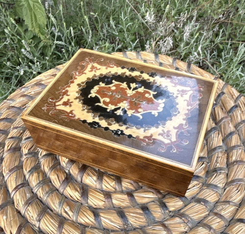 Vintage retro wooden - vintage/retro, inlaid