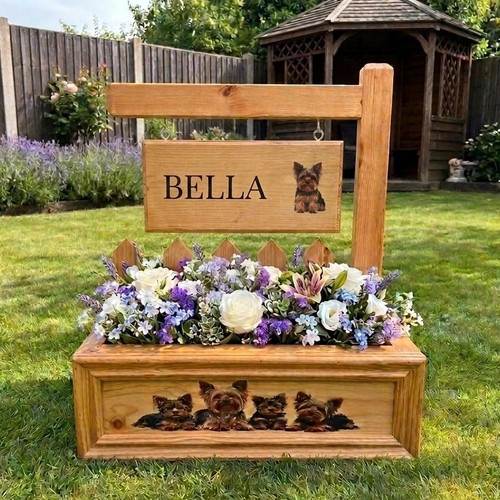 Personalised wooden dog - wooden,