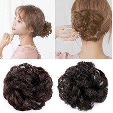Fluffy Curly Bun Hair Bun Wig
