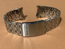 16mm seiko rail road Stainless steel stelux bracelet watch strap new condition