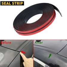 Black T-shape Car Windshield Panel Rear Window Edge Protection Seal Strip Rubber
