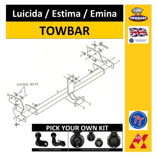 Towbar for toyota - toyota, luicida