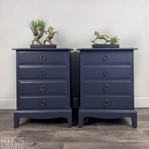 Pair stag minstrel bedside - minstrel,