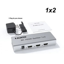 8K60Hz HDMI Splitter 1X4