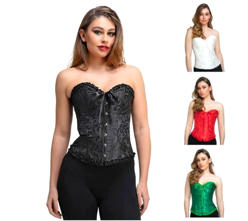 Deluxe corset satin - deluxe, lace