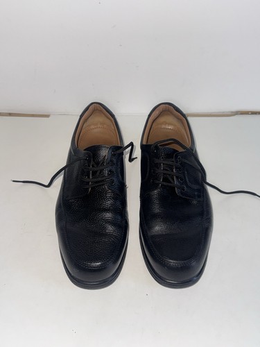 Black leather lace - black, lace-up