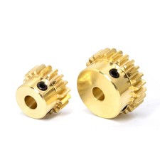 Brass 1 Mod Pinion Gear Spur