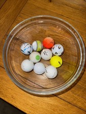 10 Used Golf Balls, Random