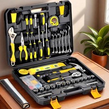 Tool Kit Set 108 Pcs Household Hand Carry with Case Home Repair Maintenance Tool