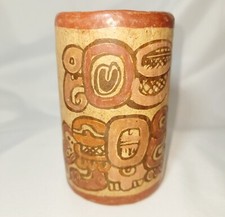 Mayan/Aztec Pottery Vessel Cup
