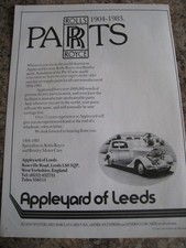 ROLLS ROYCE PARTS 1904-1983