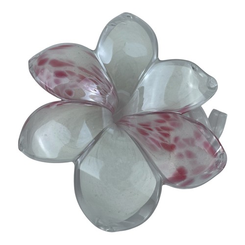 Vintage murano glass flower - glass,