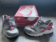 Nike Huarache Run Children’s UK 5.5 Pink and Grey Trainers