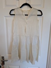 French 1920s cotton and lace slip petticoat