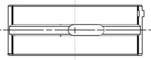 Pair crankshaft main bearings - pair,
