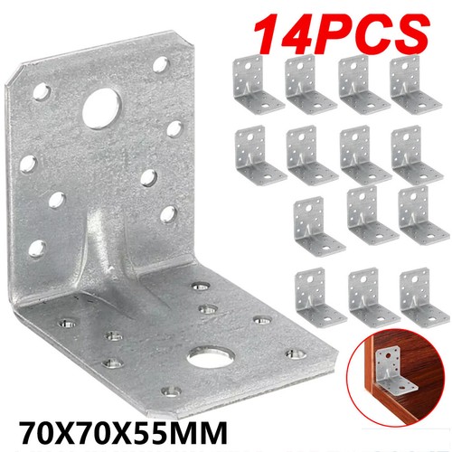 14x galvanised metal corner - metal,