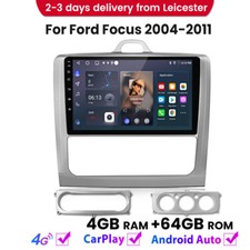 For Ford Focus 2004-2011 4+64GB 8-Core Carplay Android Auto Radio GPS SAT NAV BT