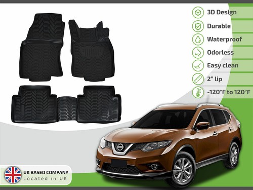 Car mats rubber floor - 3d,