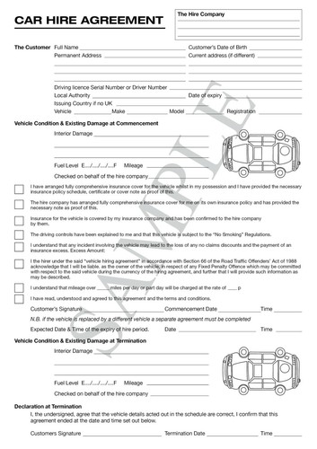 Hire car agreement loan - hire, agreement,