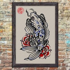 Japanese Koi Fish - Old School