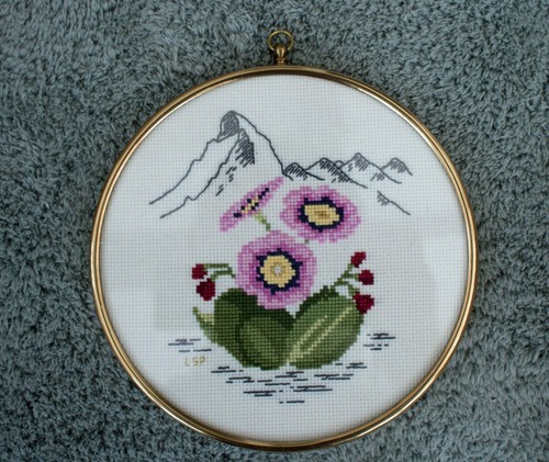 Completed cross stitch - completed,