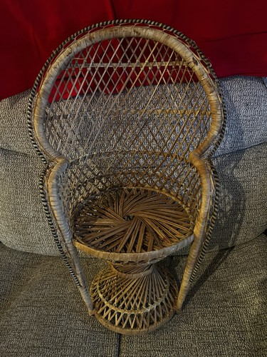 Wicker rattan peacock mini - peacock,
