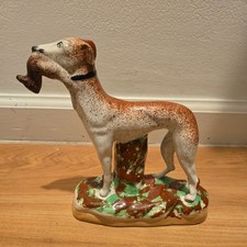 Antique Staffordshire Hunting