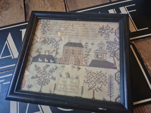Reproduction antique sampler - reproduction,