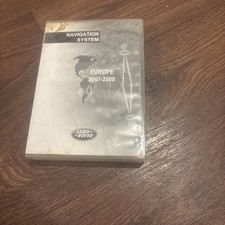 LAND ROVER LANDROVER 2007/08 SAT NAV 2 DISC SET DVD EUROPE SATELLITE NAVIGATION.