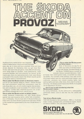 Skoda 1000 original 1968 - 1000,