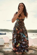 Leo Lin Delphine Bustier Midi