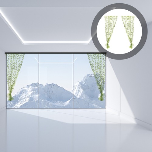 Window treatments leaf pattern - leaf,