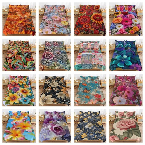 Florals boho duvet - quilt, cover