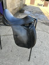 rare width! Great for the wide cob/arab - L&R /Arabian Saddle GP/VSD  17”Xxw  