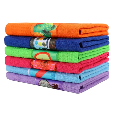 Pack cotton waffle - 6,