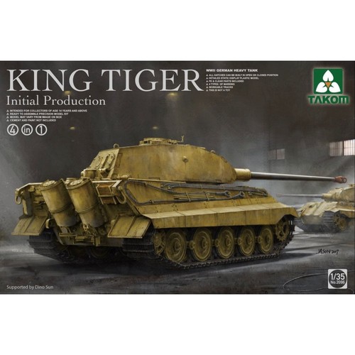 Takom king tiger initial - 1:35,