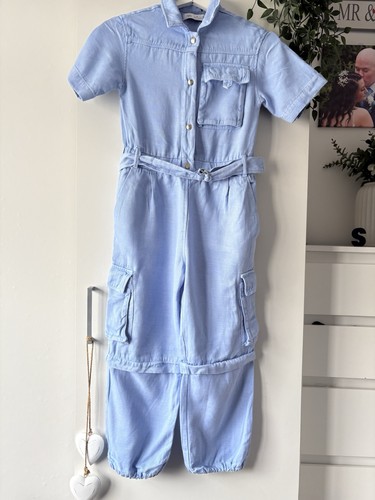 Girls zara denim jumpsuit - zara,