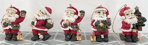 Vintage resin father christmas - vintage,