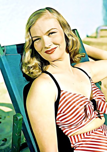 Veronica lake unique graphic - lake,
