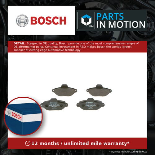 Brake pads set fits fiat - pads,