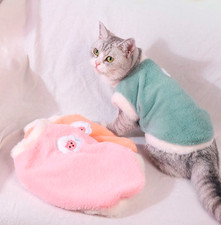 Pet Cat Warm Coat Fleece