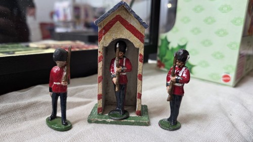 Lot three vintage metal toy - three,