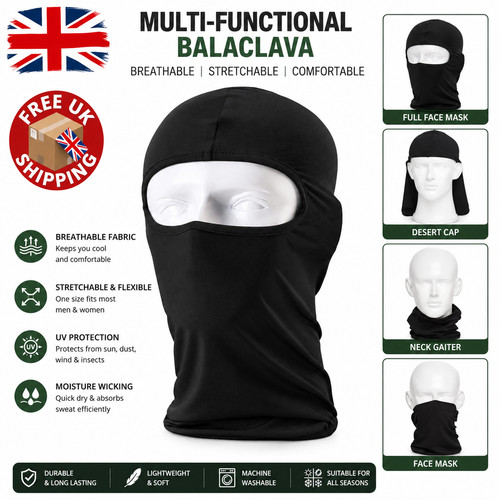 100 cotton balaclava open - cotton,